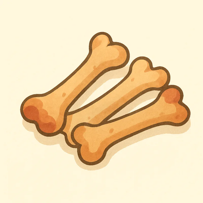 cooked bones